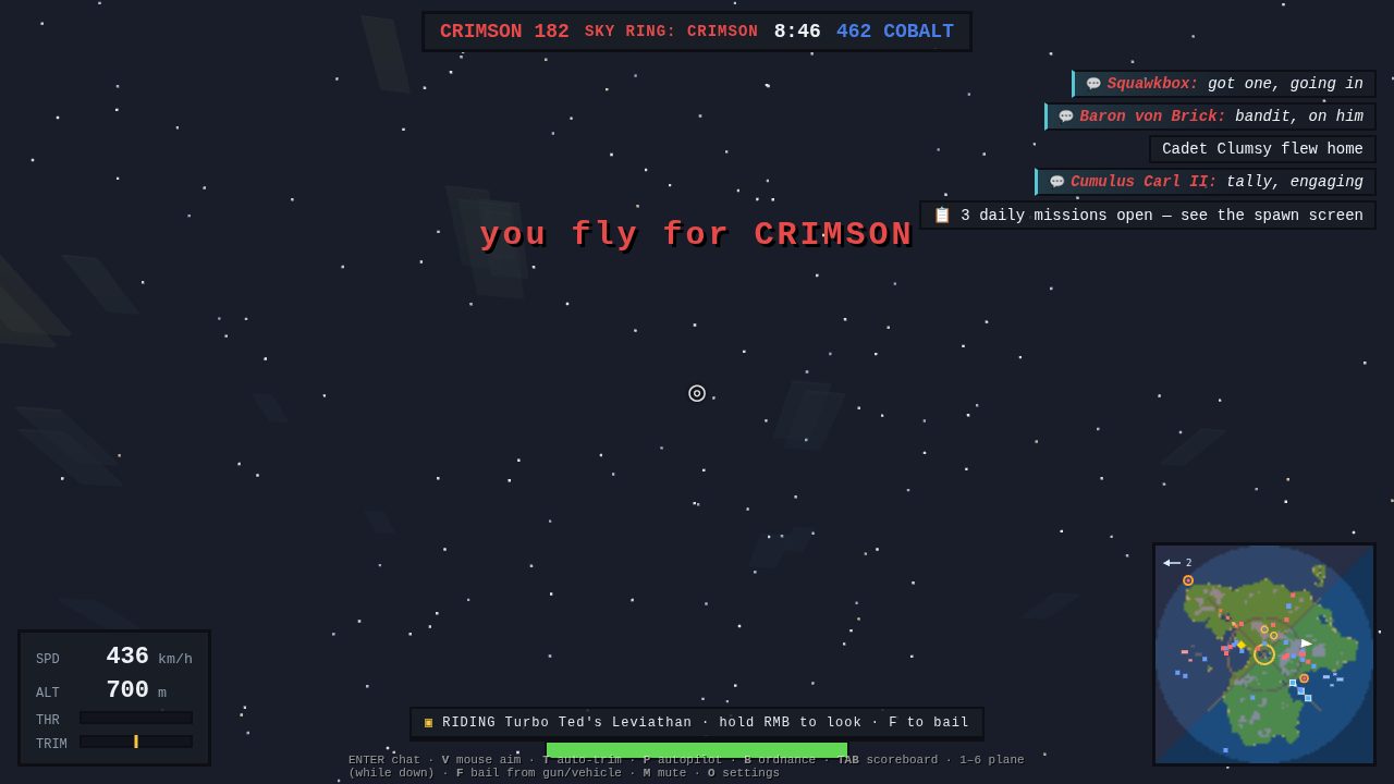 The spawn screen with a gold WAITING FOR A BOMBER button where TAKE OFF usually sits, a status line reading no friendly bomber airborne — you'll crew the next one up, or pick a unit to fly now, and the Tail Gunner unit card still selected in the picker